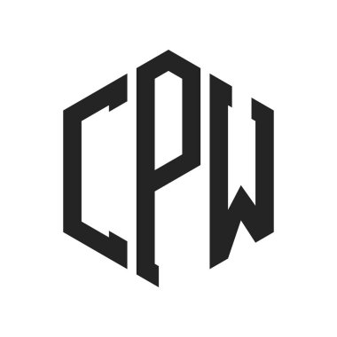 CPW Logo Tasarımı. Altıgen şekil kullanan ilk Harf CPW Monogram Logosu