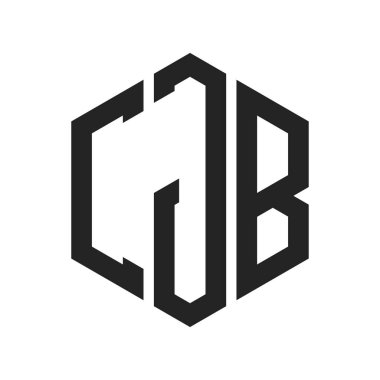 CJB Logo Tasarımı. Altıgen şekil kullanan ilk Harf CJB Monogram Logosu