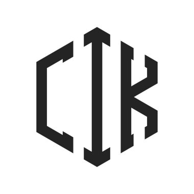 CIK Logo Tasarımı. Altıgen şekil kullanan ilk Harf CIK Monogram Logosu