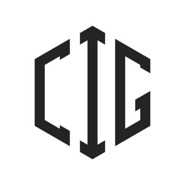 CIG Logo Tasarımı. Altıgen şekilli ilk harf CIG Monogram logosu