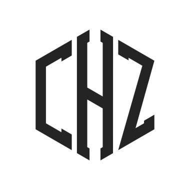 CHZ Logo Tasarımı. Altıgen şekil kullanan ilk Harf CHZ Monogram Logosu