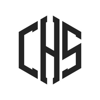 CHS Logo Tasarımı. Altıgen şekil kullanan ilk Harf CHS Monogram Logosu