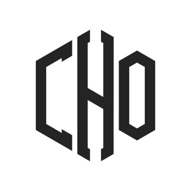 CHO Logo Tasarımı. Altıgen şekil kullanan ilk Harf CHO Monogram Logosu