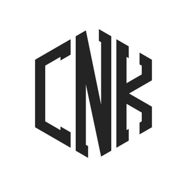 CNK Logo Tasarımı. Altıgen şekil kullanan İlk Harf CNK Monogram Logosu