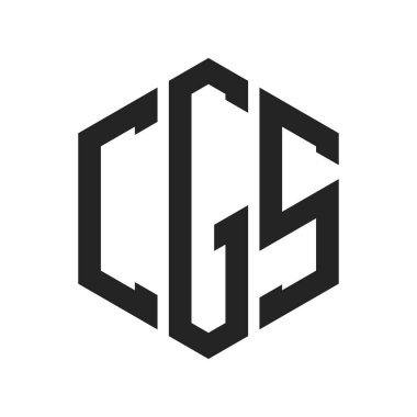 CGS Logo Tasarımı. Altıgen şekil kullanan İlk Harf CGS Monogram Logosu