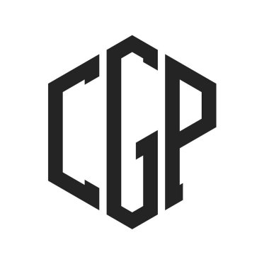 CGP Logo Tasarımı. Altıgen şekil kullanan ilk Harf CGP Monogram Logosu