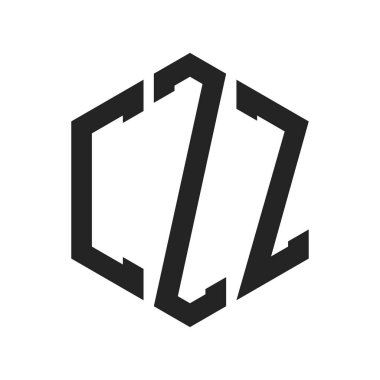 CZZ Logo Tasarımı. Altıgen şekil kullanan ilk Harf CZZ Monogram Logosu