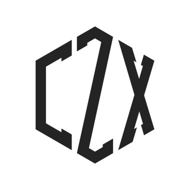 CZX Logo Tasarımı. Altıgen şekil kullanan ilk Harf CZX Monogram Logosu