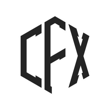 CFX Logo Tasarımı. Altıgen şekil kullanan ilk Harf CFX Monogram Logosu