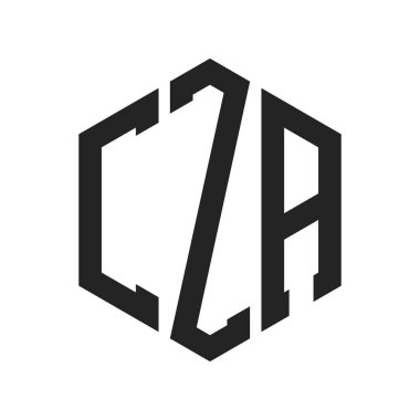 CZA Logo Tasarımı. Altıgen şekil kullanan ilk Harf CZA Monogram Logosu