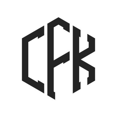 CFK Logo Tasarımı. Altıgen şekil kullanan ilk Harf CFK Monogram Logosu
