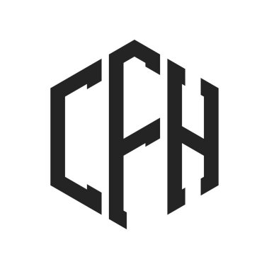 CFH Logo Tasarımı. Altıgen şekil kullanan ilk Harf CFH Monogram Logosu