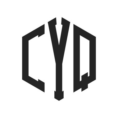 CYQ Logo Tasarımı. Altıgen şekil kullanan ilk Harf CYQ Monogram Logosu
