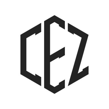 CEZ Logo Tasarımı. Altıgen şekil kullanan ilk Mektup CEZ Monogram Logosu