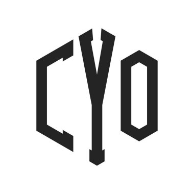 CYO Logo Tasarımı. Altıgen şekil kullanan ilk Harf CYO Monogram Logosu