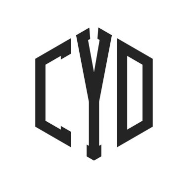 CYD Logo Tasarımı. Altıgen şekilli ilk Harf CYD Monogram Logosu