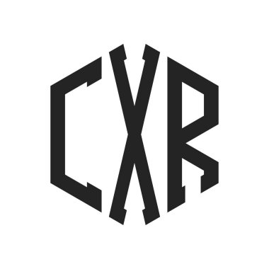 CXR Logo Tasarımı. Altıgen şekil kullanan ilk Harf CXR Monogram Logosu