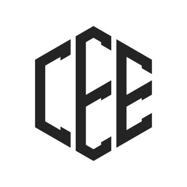 CEE Logo Tasarımı. Altıgen şekil kullanan ilk Harf CEE Monogram Logosu