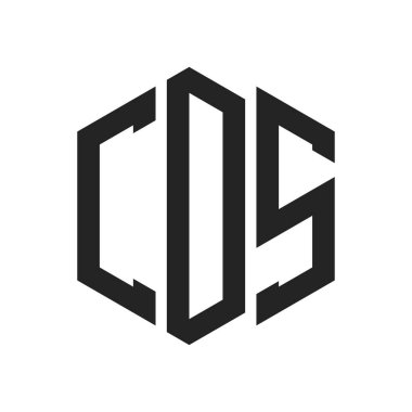 CDS Logo Tasarımı. Altıgen şekilli ilk Harf CDS Monogram Logosu