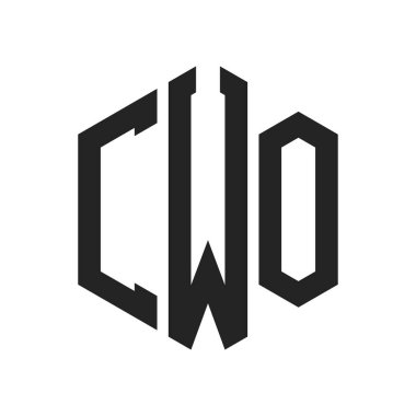 CWO Logo Tasarımı. Altıgen şekil kullanan ilk Harf CWO Monogram Logosu