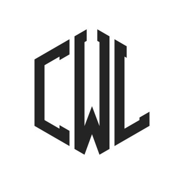 CWL Logo Tasarımı. Altıgen şekil kullanan ilk Harf CWL Monogram Logosu