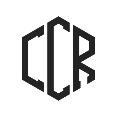 CCR Logo Tasarımı. Altıgen şekilli İlk Harf CCR Monogram Logosu