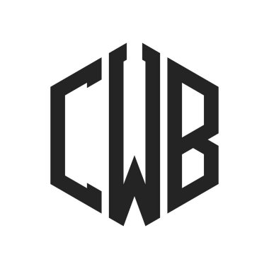 CWB Logo Tasarımı. Altıgen şekil kullanan ilk Harf CWB Monogram Logosu