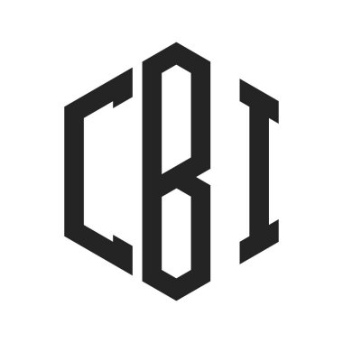 CBI Logo Design. Initial Letter CBI Monogram Logo using Hexagon shape clipart