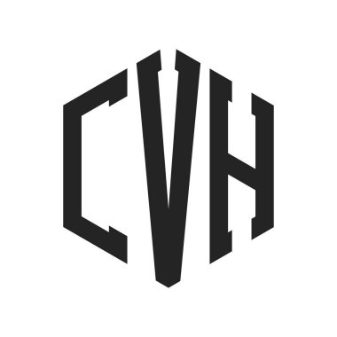 CVH Logo Tasarımı. Altıgen şekil kullanan ilk Harf CVH Monogram Logosu
