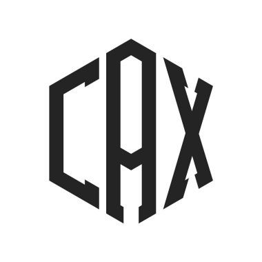 CAX Logo Tasarımı. Altıgen şekil kullanan ilk Harf CAX Monogram Logosu