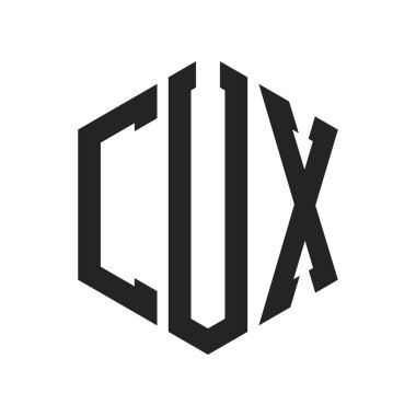 CUX Logo Tasarımı. Altıgen şekil kullanan ilk Harf CUX Monogram Logosu