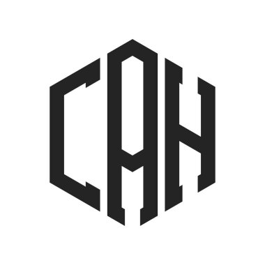 CAH Logo Tasarımı. Altıgen şekil kullanan ilk harf CAH Monogram Logosu