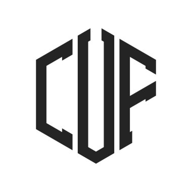 CUF Logo Tasarımı. Altıgen şekil kullanan ilk Harf CUF Monogram Logosu