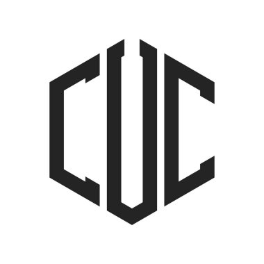 CUC Logo Tasarımı. Altıgen şekilli ilk Harf CUC Monogram Logosu