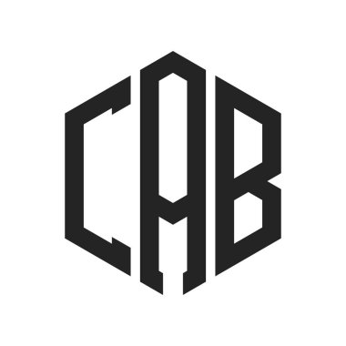 CAB Logo Tasarımı. Altıgen şekil kullanan ilk Harf CAB Monogram Logosu