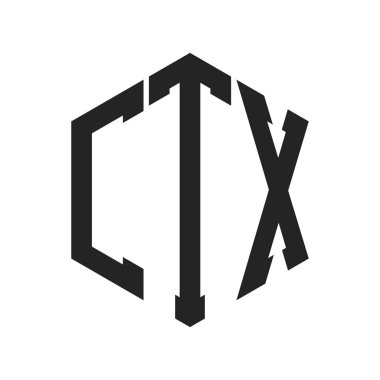 CTX Logo Tasarımı. Altıgen şekilli CTX Monogram Logosu