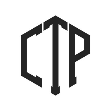 CTP Logo Tasarımı. Altıgen şekil kullanan ilk harf CTP Monogram logosu