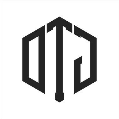 DTJ Logo Tasarımı. Altıgen şekil kullanan ilk Harf DTJ Monogram Logosu