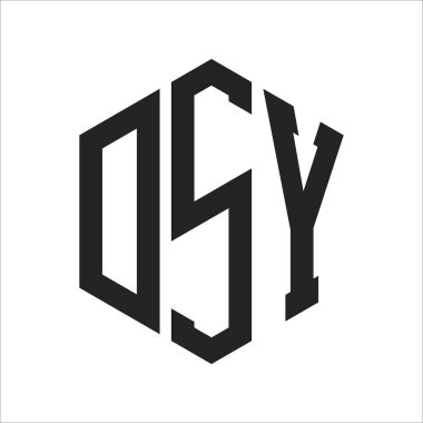 DSY Logo Tasarımı. Altıgen şekilli ilk Harf DSY Monogram Logosu