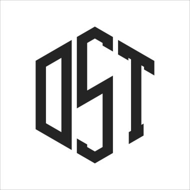 DST Logo Tasarımı. Altıgen şekil kullanan ilk Harf DST Monogram Logosu