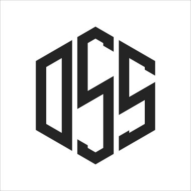 DSS Logo Tasarımı. Altıgen şekil kullanan ilk Harf DSS Monogram Logosu