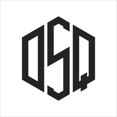 DSQ Logo Tasarımı. Altıgen şekil kullanan ilk Harf DSQ Monogram Logosu
