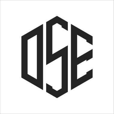 DSE Logo Tasarımı. Altıgen şekil kullanan İlk Harf DSE Monogram Logosu