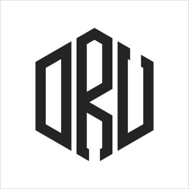 DRU Logo Tasarımı. Altıgen şekil kullanan ilk Harf DRU Monogram Logosu