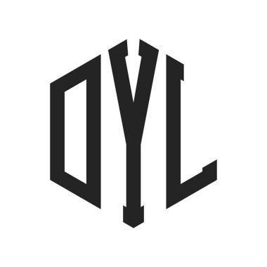 DYL Logo Tasarımı. Altıgen şekil kullanan ilk Harf DYL Monogram Logosu