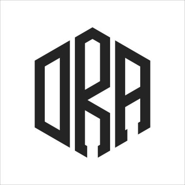 DRA Logo Tasarımı. Altıgen şekilli ilk Harf DRA Monogram Logosu
