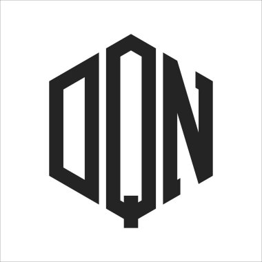DQN Logo Tasarımı. Altıgen şekil kullanan ilk Harf DQN Monogram Logosu