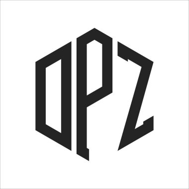 DPZ Logo Tasarımı. Altıgen şekil kullanan ilk Harf DPZ Monogram Logosu