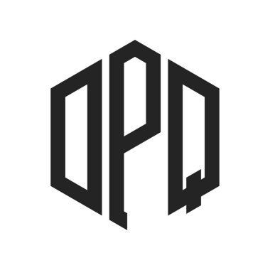 DPQ Logo Tasarımı. Altıgen şekil kullanan ilk Harf DPQ Monogram Logosu
