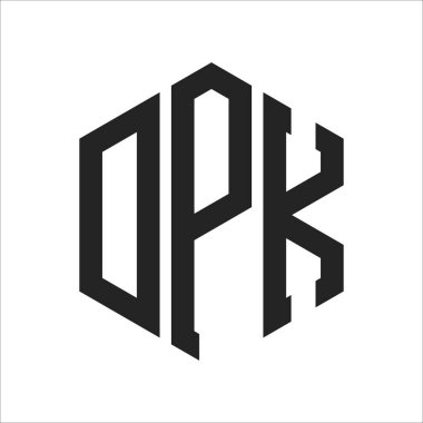 DPK Logo Tasarımı. Altıgen şekil kullanan ilk Harf DPK Monogram Logosu